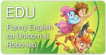 Funny English cu Unicorn și Robo-leu