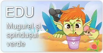 Prin lumea poveștilor - Mugurel și spiridușul verde