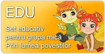 Set educativ - Prin lumea poveștilor (grupa mică)